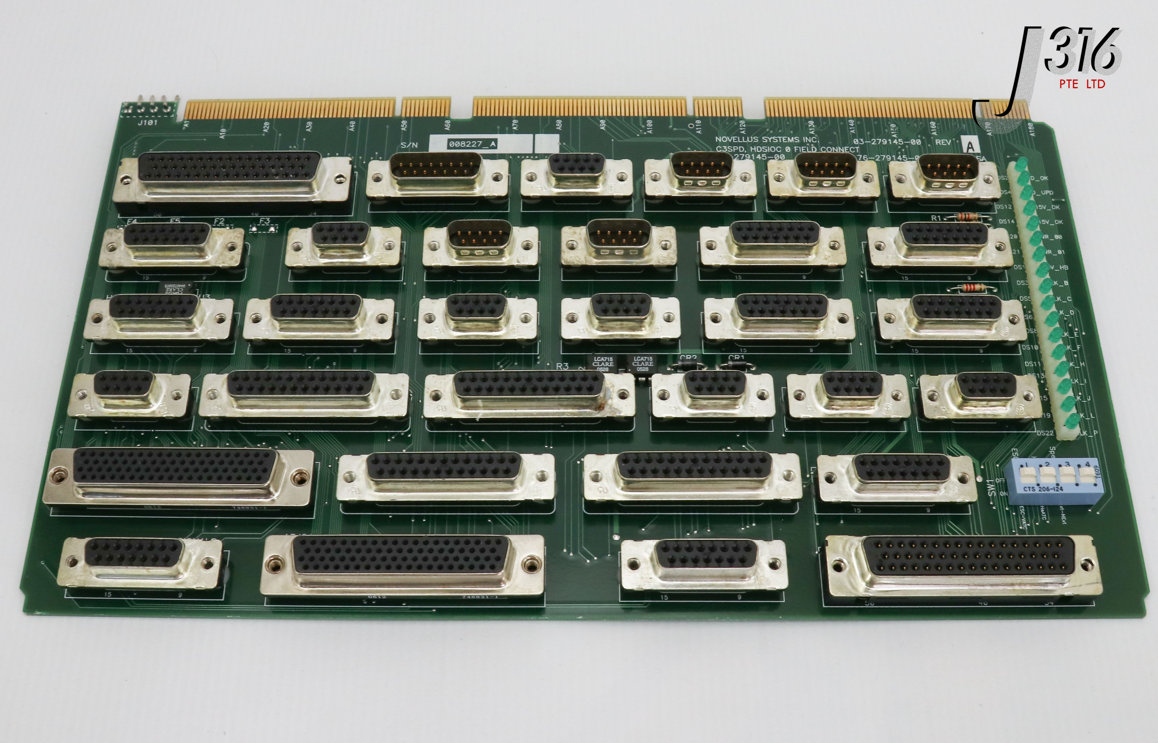 1。 22896 NOVELLUS PCB, SC3PD, HDSIOC 0 FIELD CONNECT, 76-279145-00 03